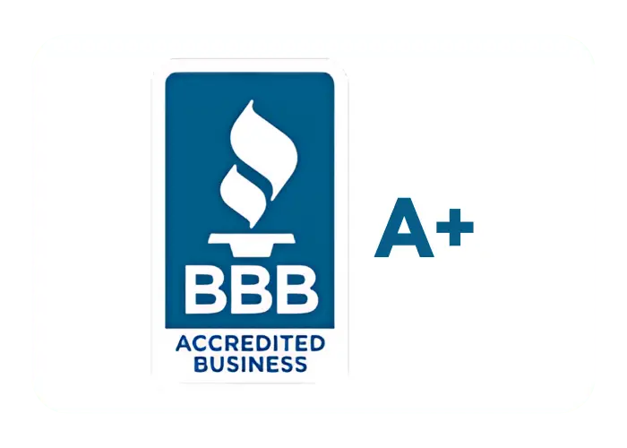 BBB Accredited Business, A+