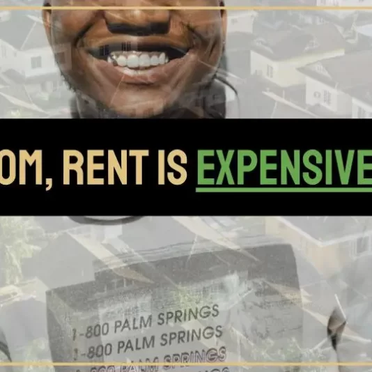 "Mom, rent is expensive!"